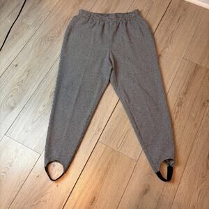 Vintage Alfred Dunner Women's Houndstooth Stirrup Pants Size 16 Plus Pull-on